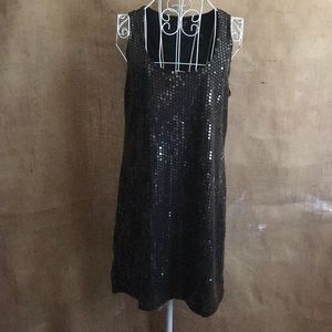 Black Sequined Dress - Size L - NWOT